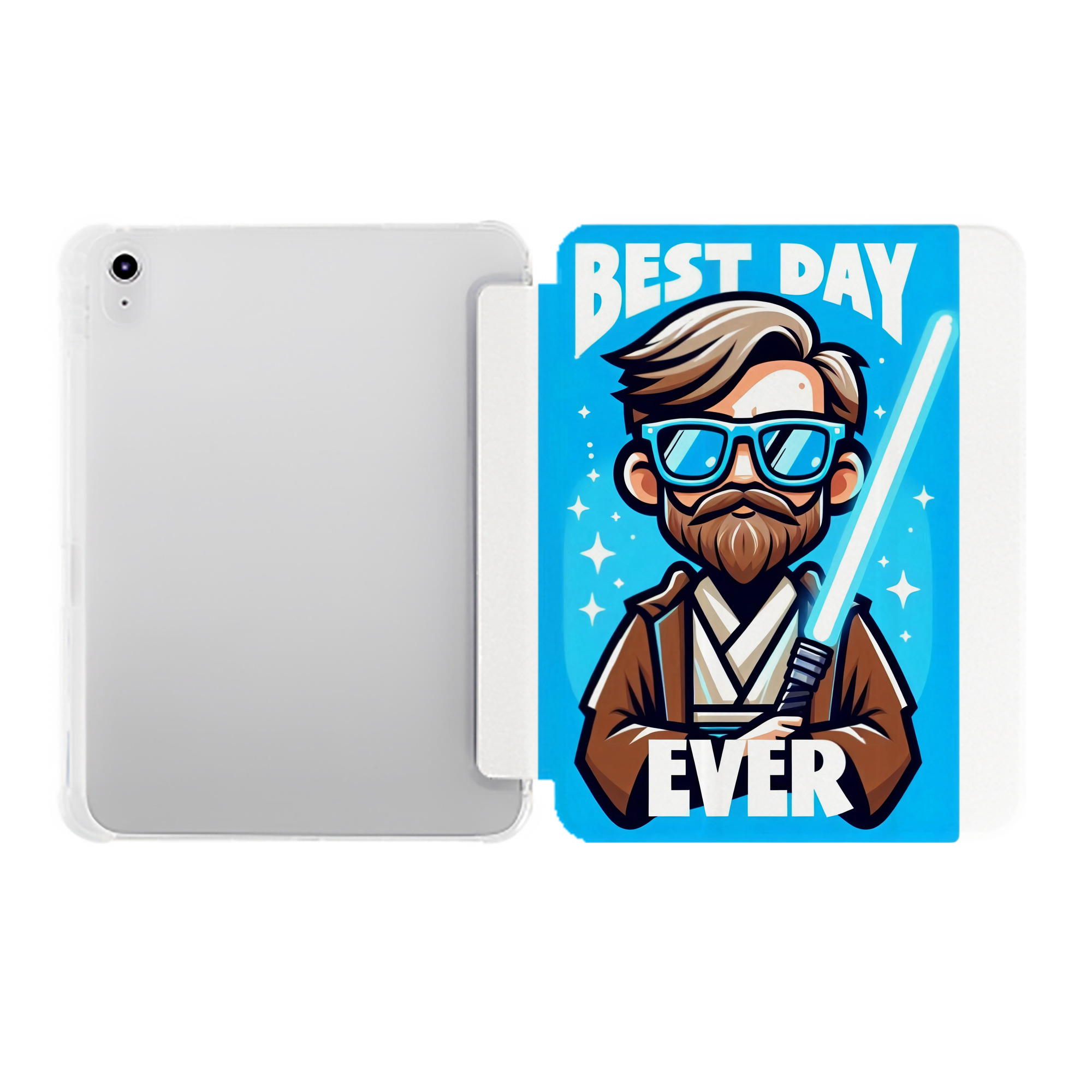 （画像用） スター・ウォーズ Star Wars IPad ケース ペン収納付き 三つ折りスタンド PUレザー×シリコン 対応機種9.5/10.5/10.9インチ